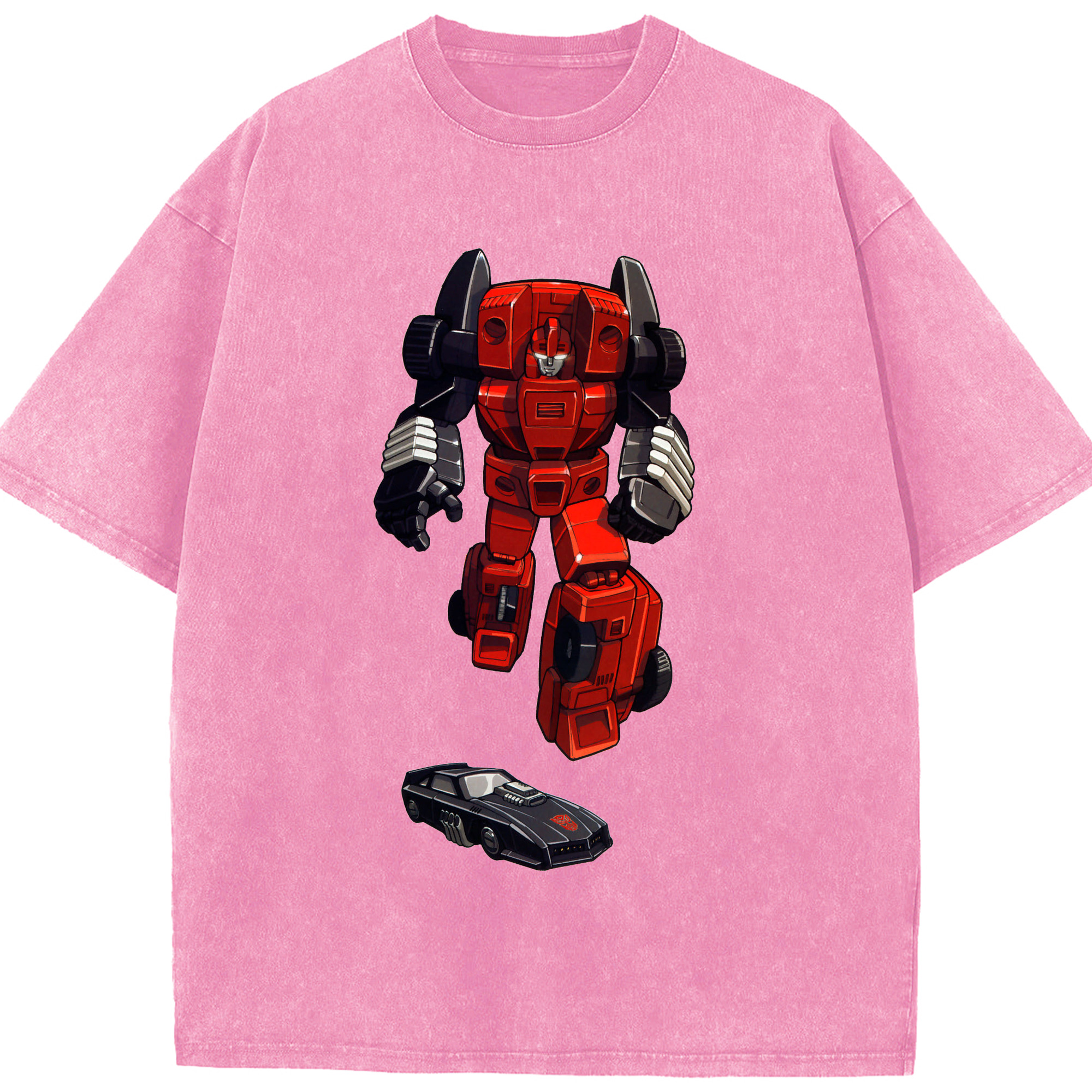 （画像用）  綿100% ヴィンテージ風 半袖Tシャツ（フロントプリント）